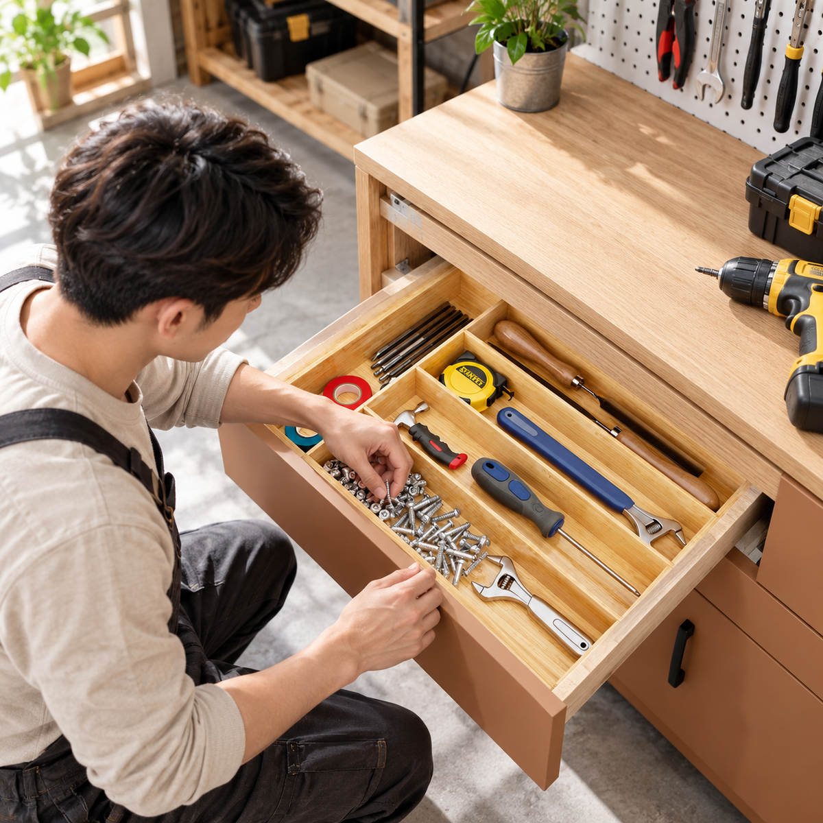 SpaceNest Bamboo Drawer Organizer