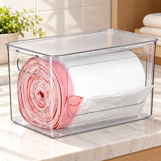 SpaceNest Clear Trash Bag Dispenser